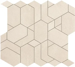 Мозаика Atlas Concorde Italy Boost Pro Ivory Mosaico Shapes A0P8 31x33,5 матовая