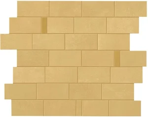 Мозаика Atlas Concorde Italy Boost Pro Mustard Minibrick Pro Yellow 9BMT 29,7x33,3 матовая