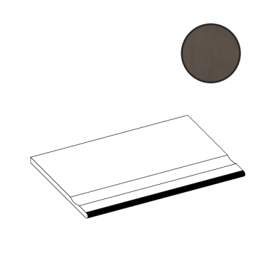 Ступень Atlas Concorde Italy Boost Pro Tobacco Bordo Piscina Angolare Sx A50R 30x60 матовая