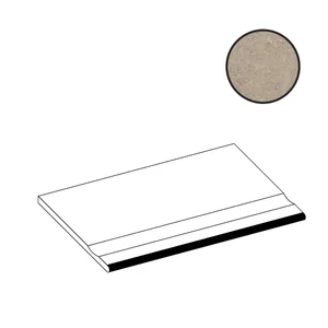 Ступень Atlas Concorde Italy Boost Stone Clay Bordo Piscina Angolare Sx A7X9 30x60 матовая
