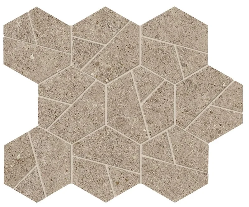 Мозаика Atlas Concorde Italy Boost Stone Clay Mosaico Hex A7CW 25x28,5 матовая Мозаика Atlas Concorde Italy Boost Stone Clay Mosaico Hex A7CW 25x28,5 матовая