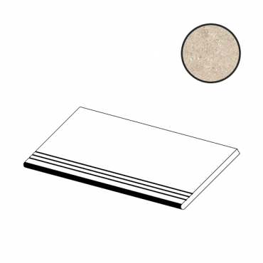 Ступень Atlas Concorde Italy Boost Stone Cream Gradino Round Angolare DX A7XQ 30x60 матовая