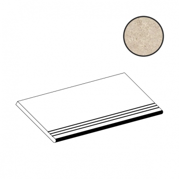 Ступень Atlas Concorde Italy Boost Stone Cream Gradino Round Angolare SX A7XW 30x60 матовая