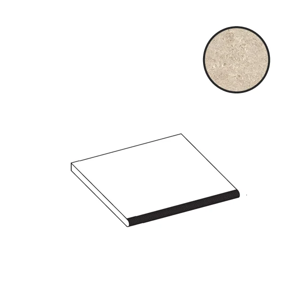 Ступень Atlas Concorde Italy Boost Stone Cream Round A7WE 60x60 матовая Ступень Atlas Concorde Italy Boost Stone Cream Round A7WE 60x60 матовая