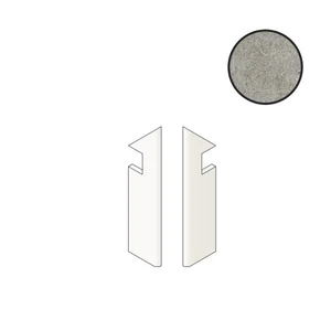 Бордюр Atlas Concorde Italy Boost Stone Grey Battiscopa Sag.Sx A7NS 7,2x30 матовый