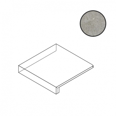 Ступень Atlas Concorde Italy Boost Stone Grey Elemento L Angolare A7VB 33x33 матовая