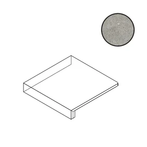 Ступень Atlas Concorde Italy Boost Stone Grey Elemento L Angolare A7VB 33x33 матовая