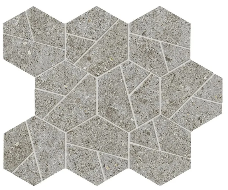 Мозаика Atlas Concorde Italy Boost Stone Grey Mosaico Hex A7CZ 25x28,5 матовая Мозаика Atlas Concorde Italy Boost Stone Grey Mosaico Hex A7CZ 25x28,5 матовая