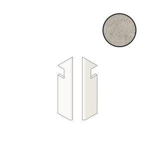 Бордюр Atlas Concorde Italy Boost Stone Pearl Battiscopa Sag.Sx A7NR 7,2x30 матовый