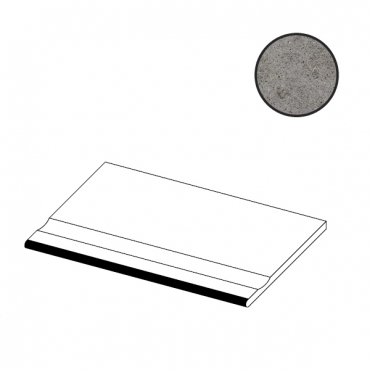 Ступень Atlas Concorde Italy Boost Stone Smoke Bordo Piscina Angolare Dx A7X6 30x60 матовая