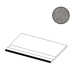 Ступень Atlas Concorde Italy Boost Stone Smoke Bordo Piscina Angolare Dx A7X6 30x60 матовая