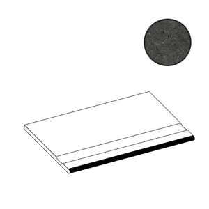 Ступень Atlas Concorde Italy Boost Stone Tarmac Bordo Piscina Angolare Sx A7YB 30x60 матовая