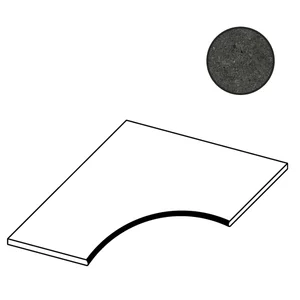 Спецэлемент Atlas Concorde Italy Boost Stone Tarmac Curve A7V5 60x60 матовый