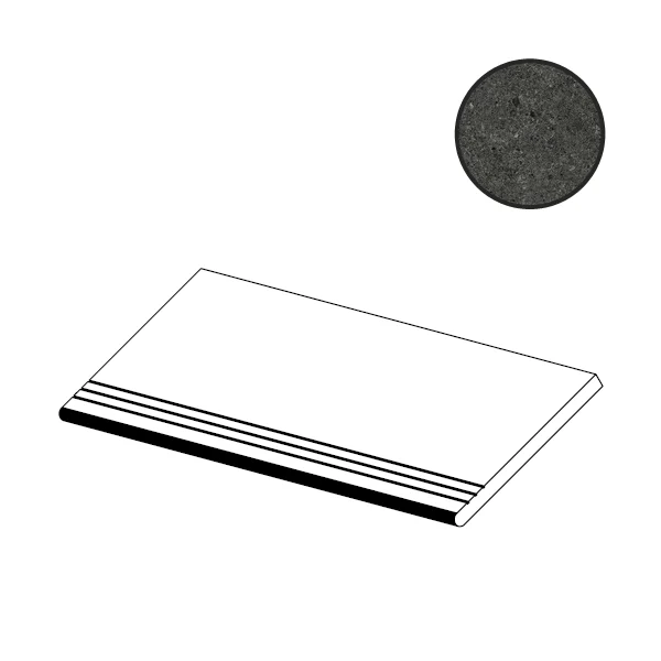 Ступень Atlas Concorde Italy Boost Stone Tarmac Gradino Round A7WZ 30x60 матовая Ступень Atlas Concorde Italy Boost Stone Tarmac Gradino Round A7WZ 30x60 матовая