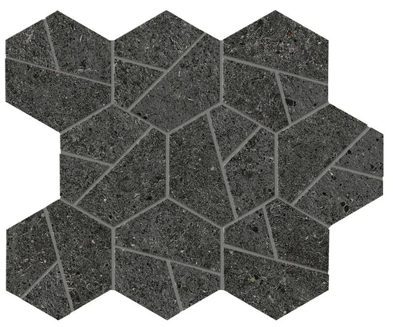 Мозаика Atlas Concorde Italy Boost Stone Tarmac Mosaico Hex A7C2 25x28,5 матовая Мозаика Atlas Concorde Italy Boost Stone Tarmac Mosaico Hex A7C2 25x28,5 матовая