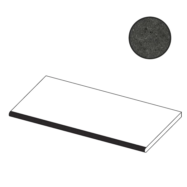 Ступень Atlas Concorde Italy Boost Stone Tarmac Round A7UO 33x120 матовая Ступень Atlas Concorde Italy Boost Stone Tarmac Round A7UO 33x120 матовая