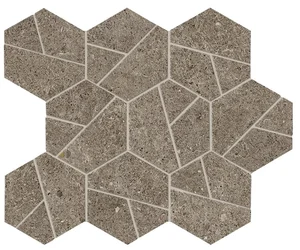 Мозаика Atlas Concorde Italy Boost Stone Taupe Mosaico Hex A7CX 25x28,5 матовая