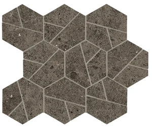 Мозаика Atlas Concorde Italy Boost Stone Tobacco Mosaico Hex A7C1 25x28,5 матовая