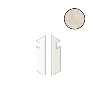 Бордюр Atlas Concorde Italy Boost Stone White Battiscopa Sag.Dx A7NW 7,2x30 матовый