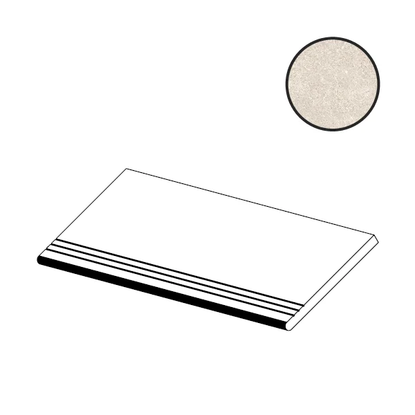 Ступень Atlas Concorde Italy Boost Stone White Gradino Round Angolare DX A7XP 30x60 матовая Ступень Atlas Concorde Italy Boost Stone White Gradino Round Angolare DX A7XP 30x60 матовая