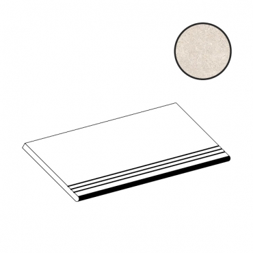 Ступень Atlas Concorde Italy Boost Stone White Gradino Round Angolare SX A7XV 30x60 матовая