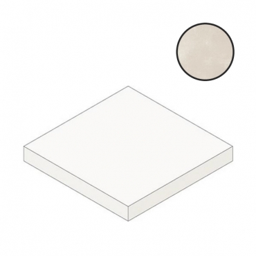 Ступень Atlas Concorde Italy Boost White Round Angolare A4G0 60x60 матовая