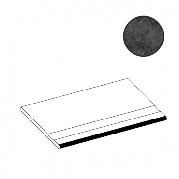 Ступень Atlas Concorde Italy Brave Coke Bordo Piscina Angolare Dx A1PH 30x60 матовая