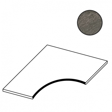 Ступень Atlas Concorde Italy Brave Earth Curve AT2F 60x60 матовая