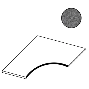 Ступень Atlas Concorde Italy Brave Grey Curve AT2E 60x60 матовая
