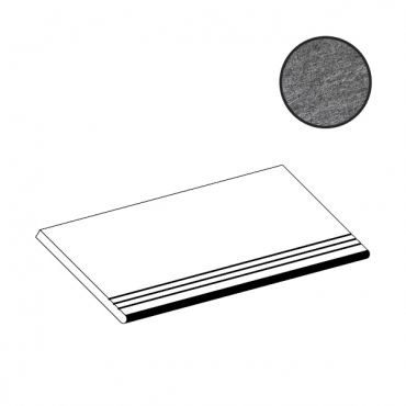 Ступень Atlas Concorde Italy Brave Grey Gradino Round Angolare SX A1O2 30x60 матовая