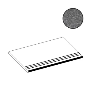 Ступень Atlas Concorde Italy Brave Grey Gradino Round Angolare SX A1O2 30x60 матовая