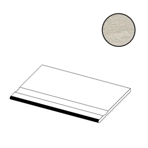 Ступень Atlas Concorde Italy Brave Gypsum Bordo Piscina Angolare Sx A1PI 30x60 матовая