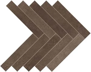 Декоративный элемент Atlas Concorde Italy Dwell Brown Leather Herringbone A1DE 36,2x41,2 матовый