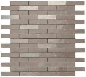 Мозаика Atlas Concorde Italy Dwell Greige Mosaico Brick 9DBR 30,5x30,5 глянцевая