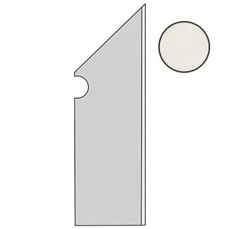 Dwell Off White Battiscopa Sag. DX A1LK