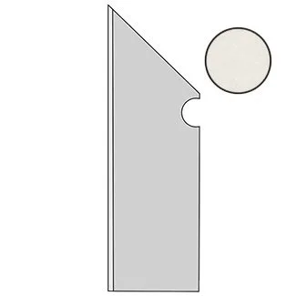 Dwell Off White Battiscopa Sag. SX A1LE
