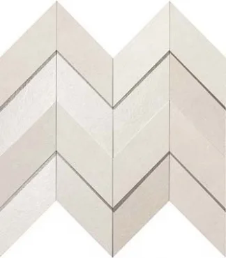 Декоративный элемент Atlas Concorde Italy Dwell Off White Chevron 3D A1DK 30,8x35,1 матовый