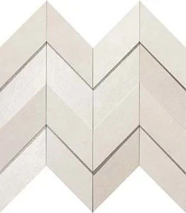 Декоративный элемент Atlas Concorde Italy Dwell Off White Chevron 3D A1DK 30,8x35,1 матовый