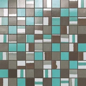 Мозаика Atlas Concorde Italy Dwell Turquoise Mosaico Mix 9DMT 30,5x30,5 глянцевая