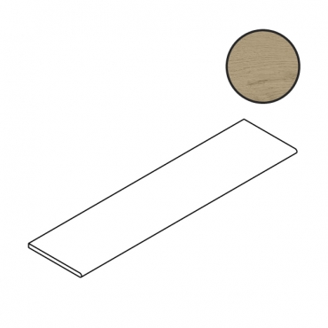 Ступень Atlas Concorde Italy Entice Ash Oak Natural Round Angolare SX ABHK 30x120 матовая