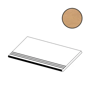 Ступень Atlas Concorde Italy Entice Pale Oak Natural Round ABG9 30x120 матовая