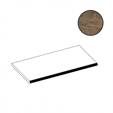 Ступень Atlas Concorde Italy Etic Rovere Noce Round Angolare SX AT0J 30x120 полированная