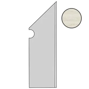 Спецэлемент Atlas Concorde Italy Etic Rovere Bianco Battiscopa Sag.DX ANAL 7,2x30 матовый