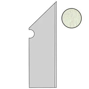 Спецэлемент Atlas Concorde Italy Evolve White Battiscopa Sag.Dx ANGC 7,2x30 матовый