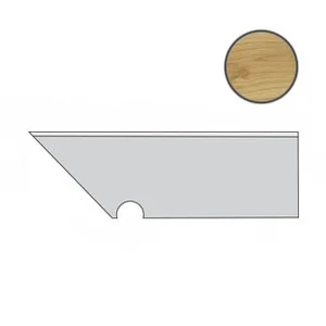 Бордюр Atlas Concorde Italy Exence Almond Battiscopa Sag. SX AHRS 6,5x30 матовый