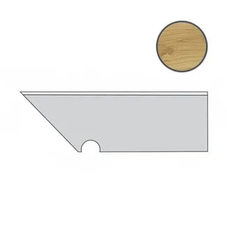 Бордюр Atlas Concorde Italy Exence Almond Battiscopa Sag. SX AMBG 7,2x30 матовый