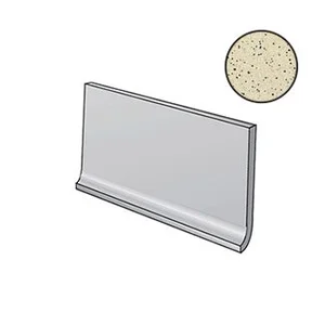Бордюр Atlas Concorde Italy Granigliati Bianco Lasa Sguscia C.B. 1WBP 10x20 матовый