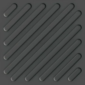 Керамогранит Atlas Concorde Italy Ground track Black Turn MT73 30x30 матовый