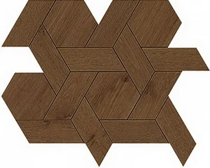 Мозаика Atlas Concorde Italy Heartwood Brandy Mansion Weave AOYH 34,6x40 матовая