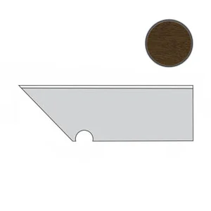 Бордюр Atlas Concorde Italy Heartwood Moka Battiscopa Sag. SX AMA1 7,2x30 матовый